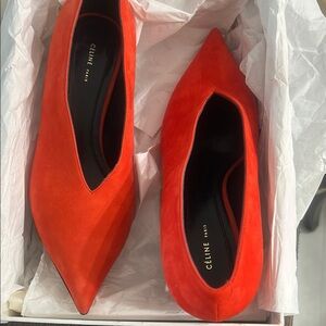 Women's Red Pointed-Toe Shoes